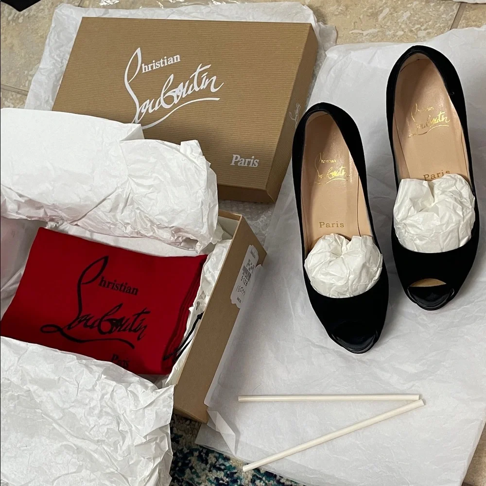Christian Louboutin sleek black